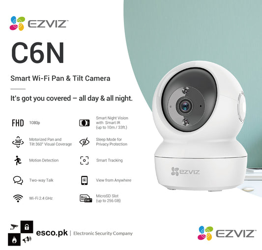 Ezviz C6N 1080P Smart Wi-Fi Pan & Tilt Home Security Camera